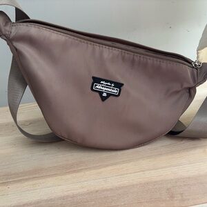 Aeropostal Brown Belt Bag Minimalist Design